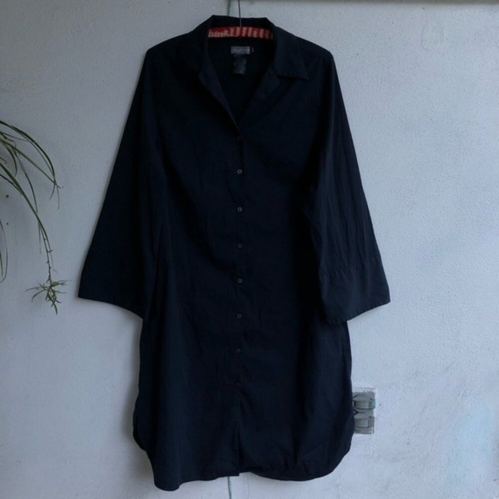 Maya Negri Lagenlook Button Down Dress